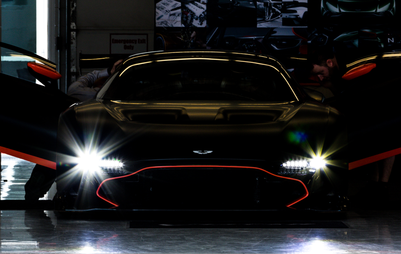 Illustration for article titled Behold The Unfathomably Gorgeous Spectacle Of An Aston Martin Vulcan Track Day
